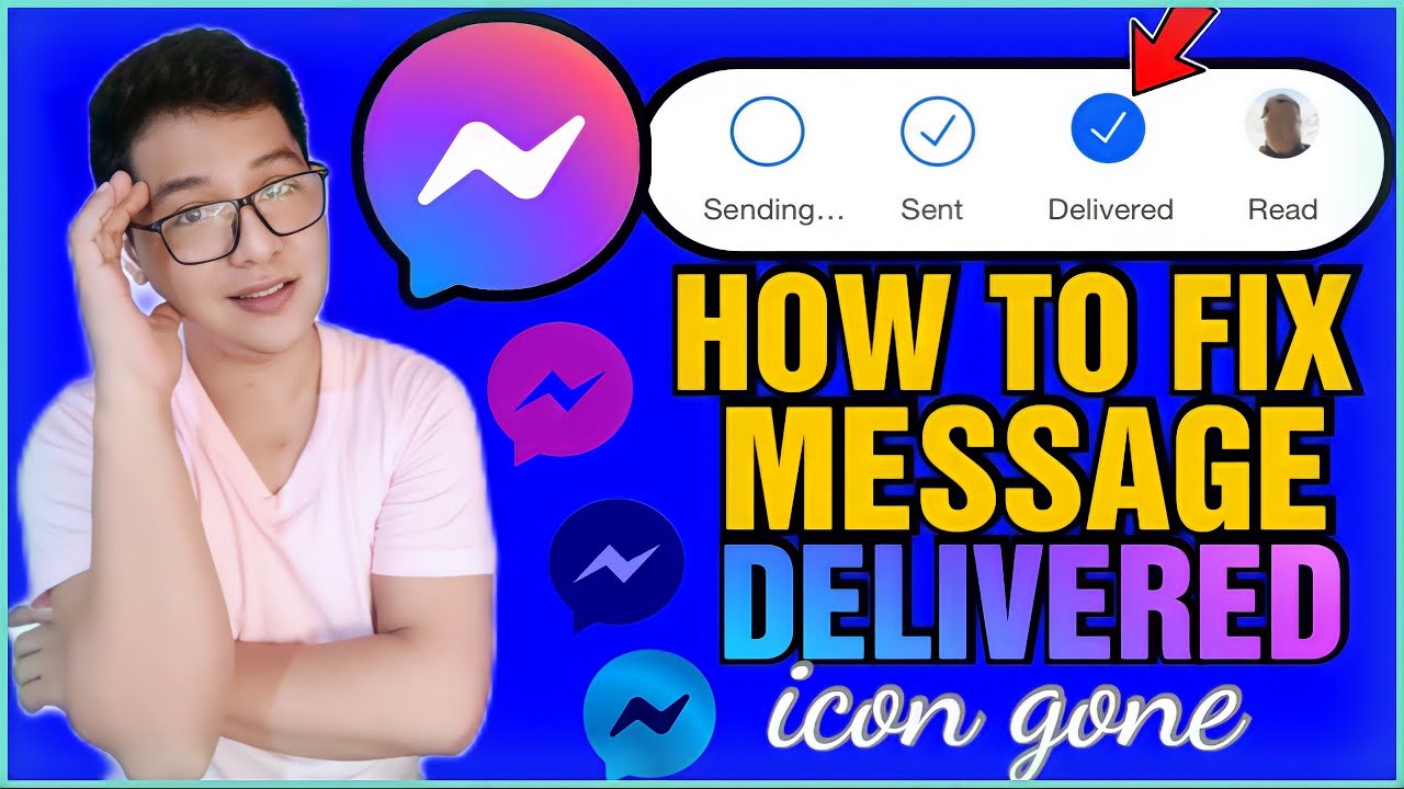 MESSENGER PROBLEM | how to fix message deliver send icon on messenger