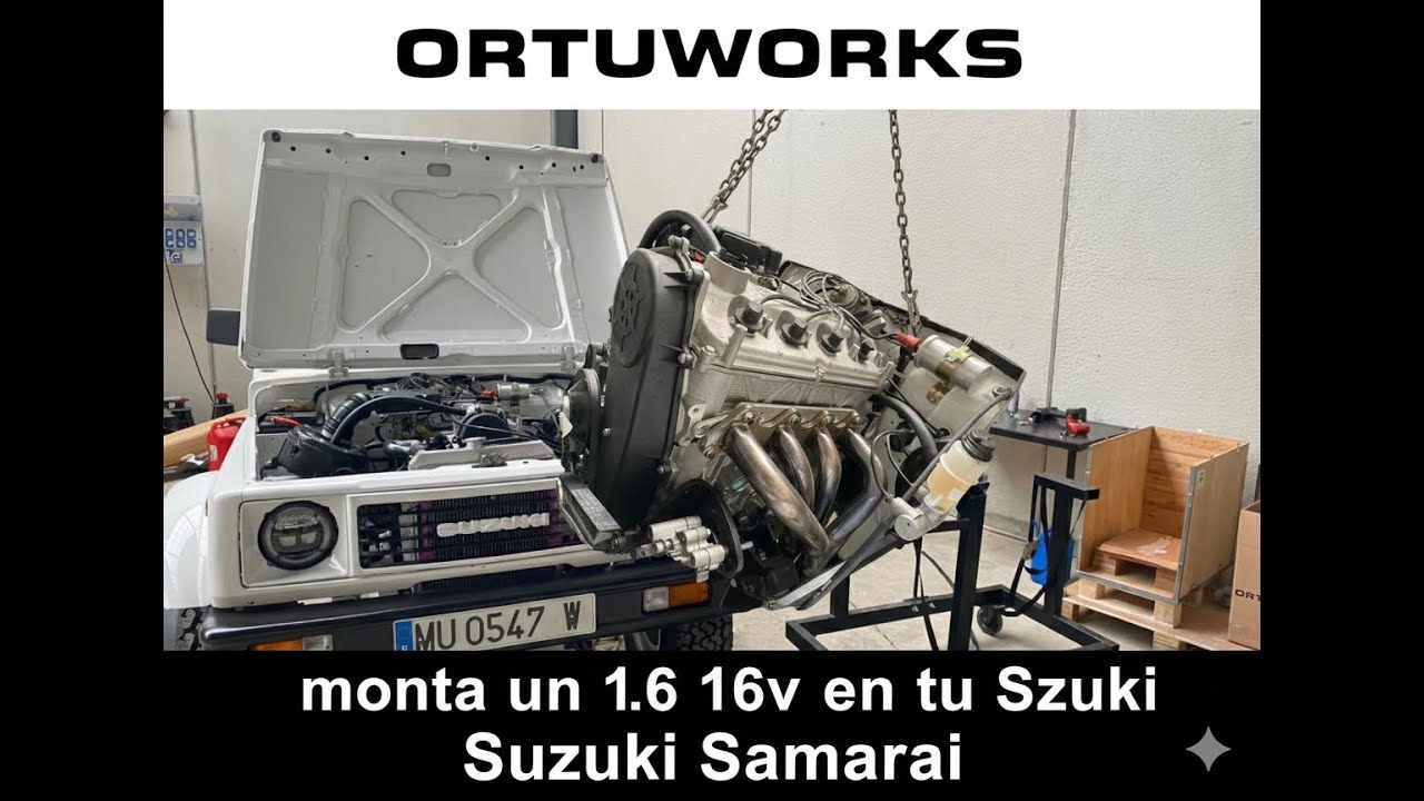 Todo sobre  SWAP 1.6 16v Suzuki Samurai OrtuWorks