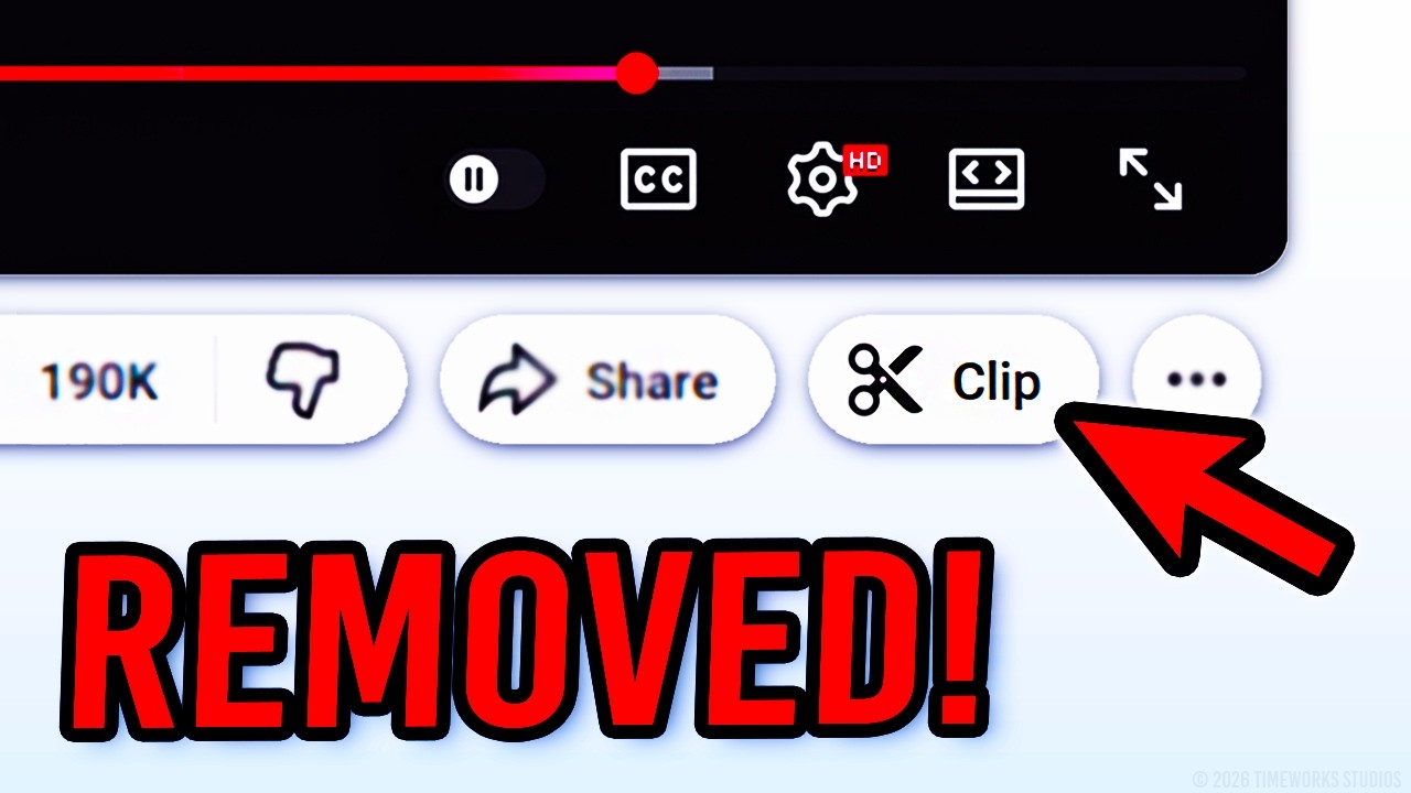 YouTube Has REMOVED The Clip Feature?