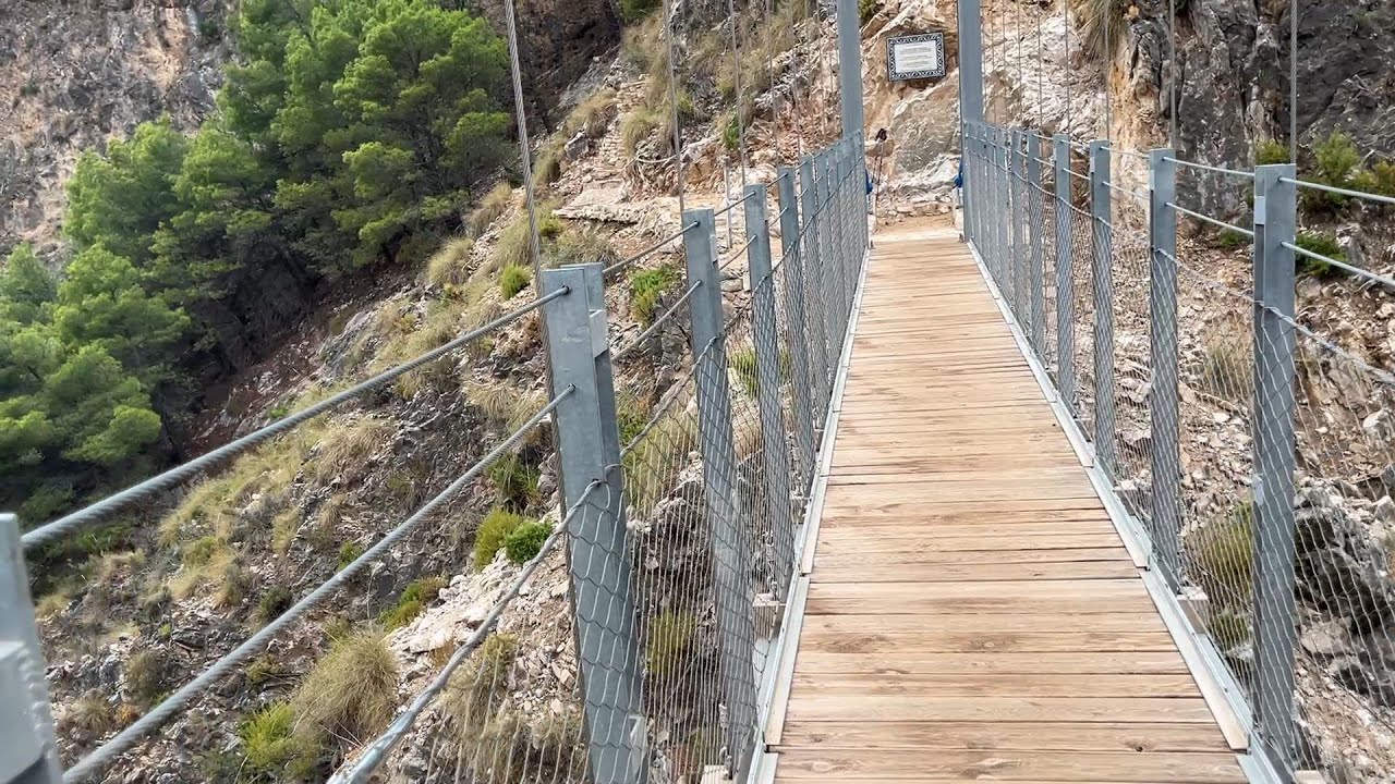 Puente Colgante de Canillas de Aceituno (Málaga)