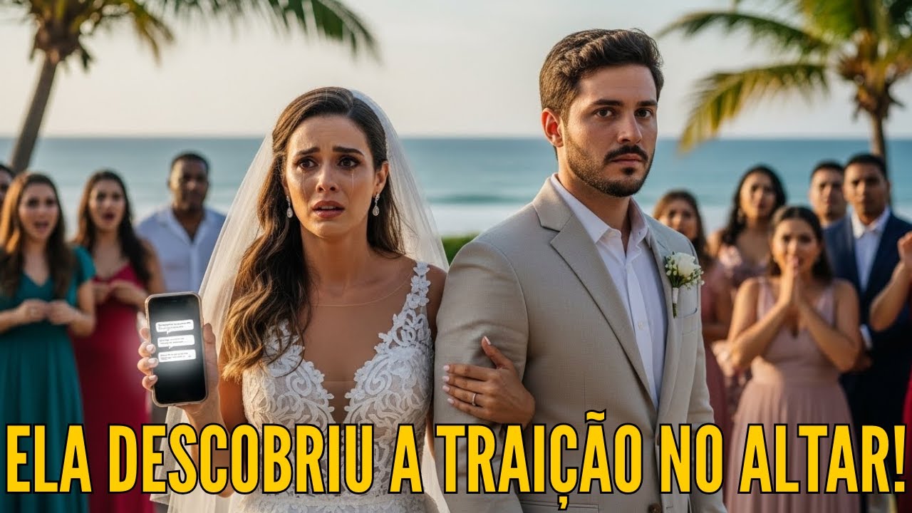 NOIVA TRAÍDA lê as mensagens do noivo com a amante no altar... e sua VINGANÇA deixa todos em choque!