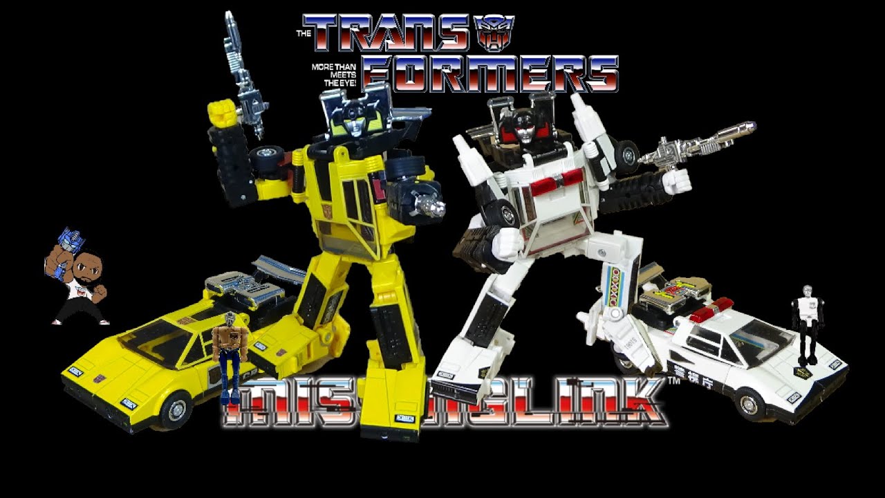 Обзор игрушек Transformers Missing Link Sunstreaker 05 и Cordon 06