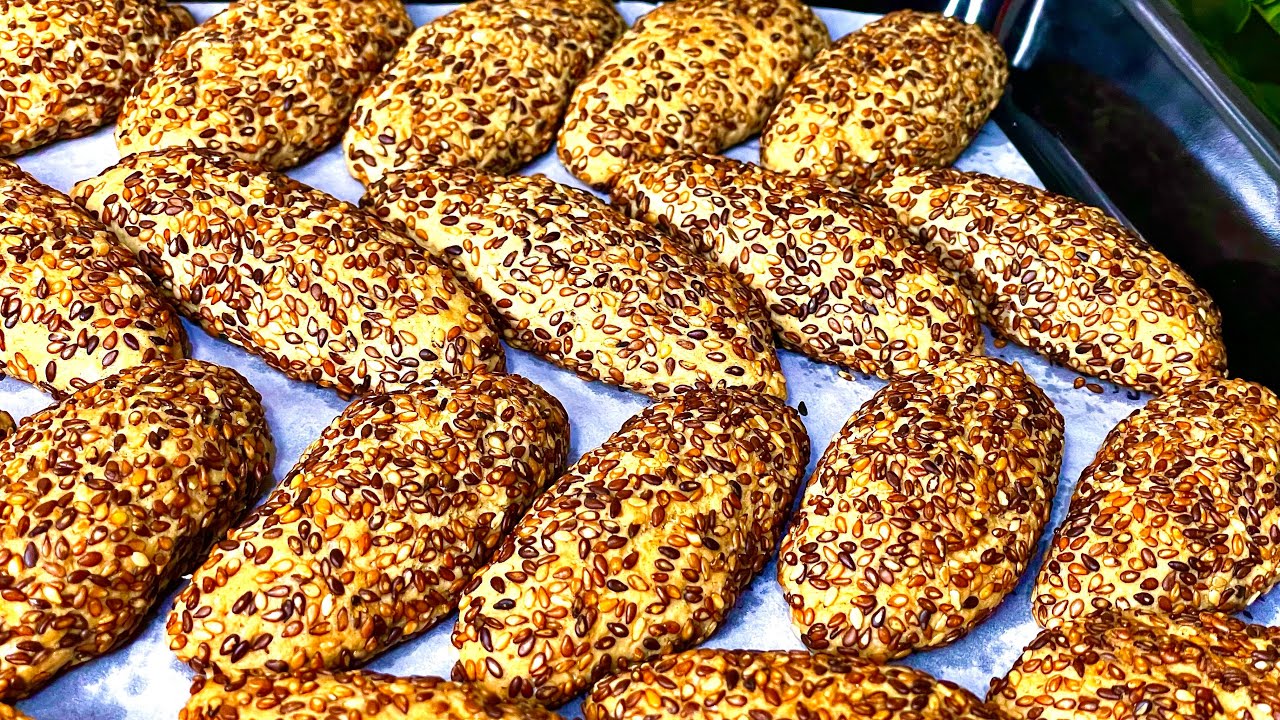 طريقة عمل القراقيش / بسكويت مقرمش / وصفة سهلة طعم ولا أطيب 😘😋