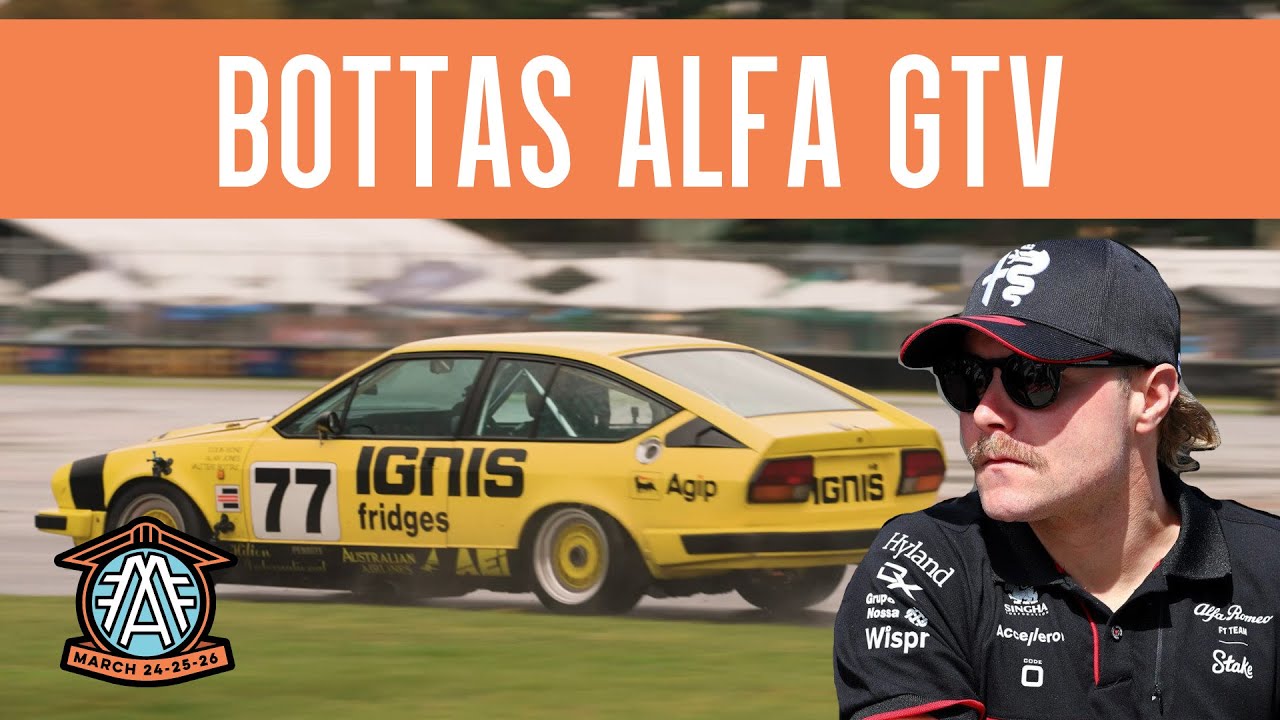 Valtteri Bottas Onboard Alfa Romeo GTV Adelaide