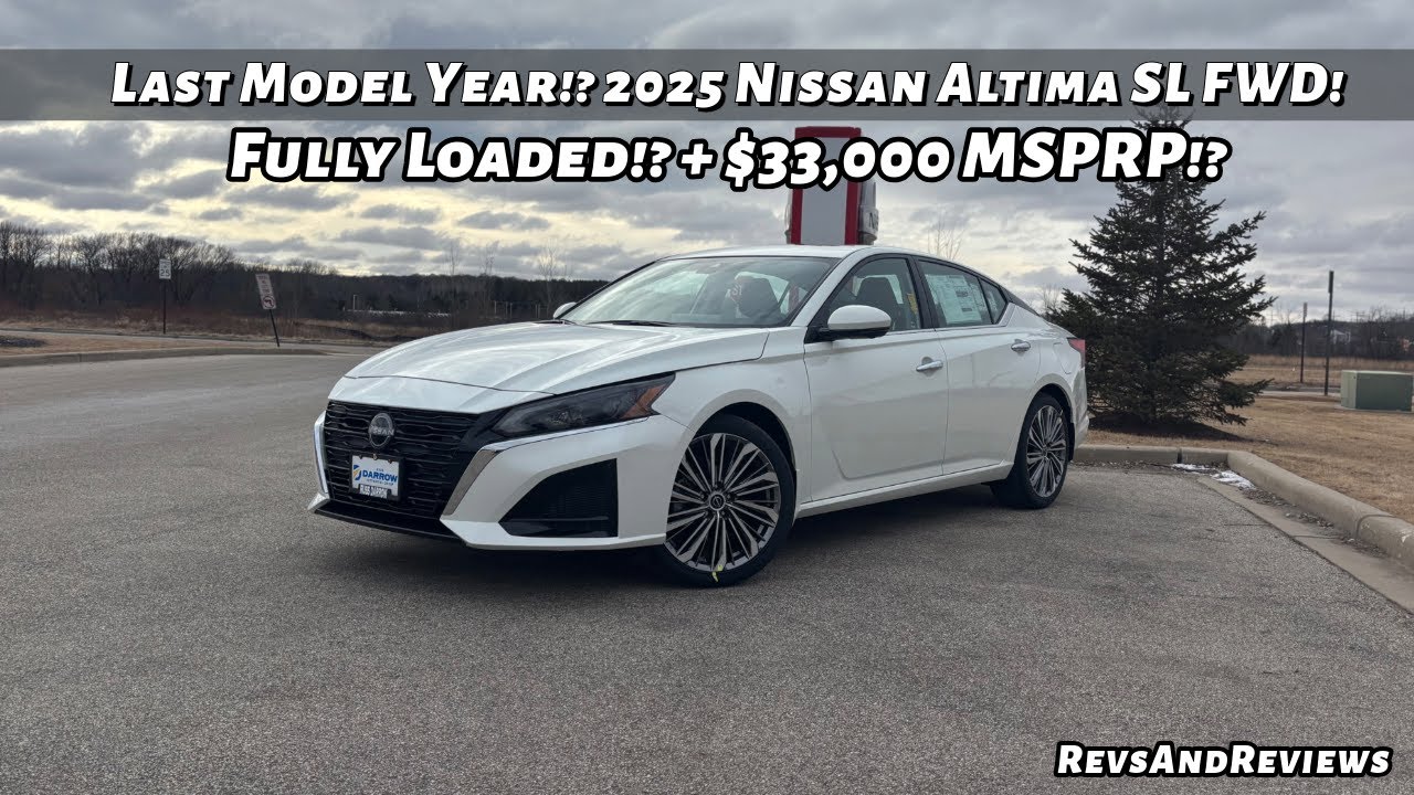 ЛУЧШИЙ РОСКОШНЫЙ СЕДАН!? Nissan Altima SL FWD 2025 года! ПОСЛЕДНИЙ МОДЕЛЬНЫЙ ГОД!