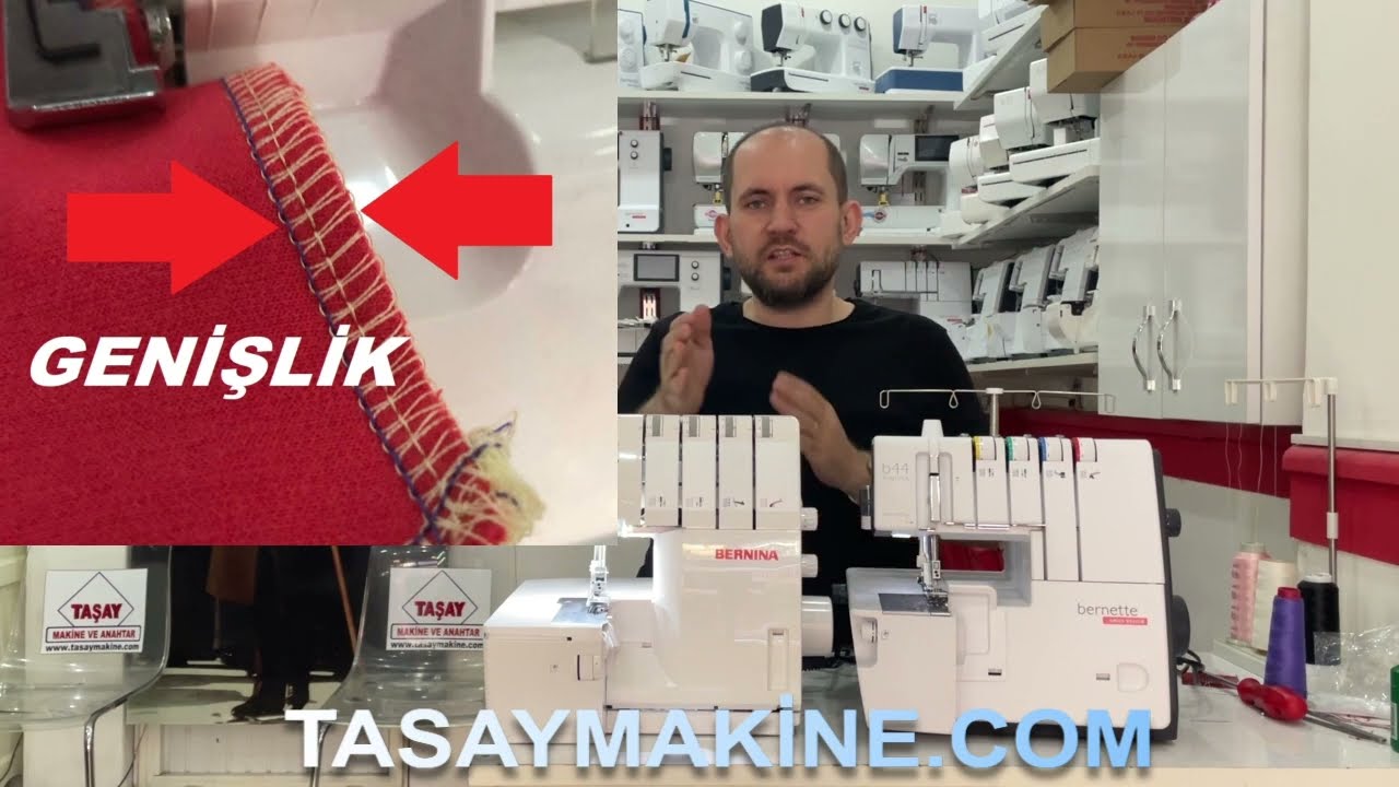 Bernina L450 & Bernette B44 Overlok Makinesi en iyisi