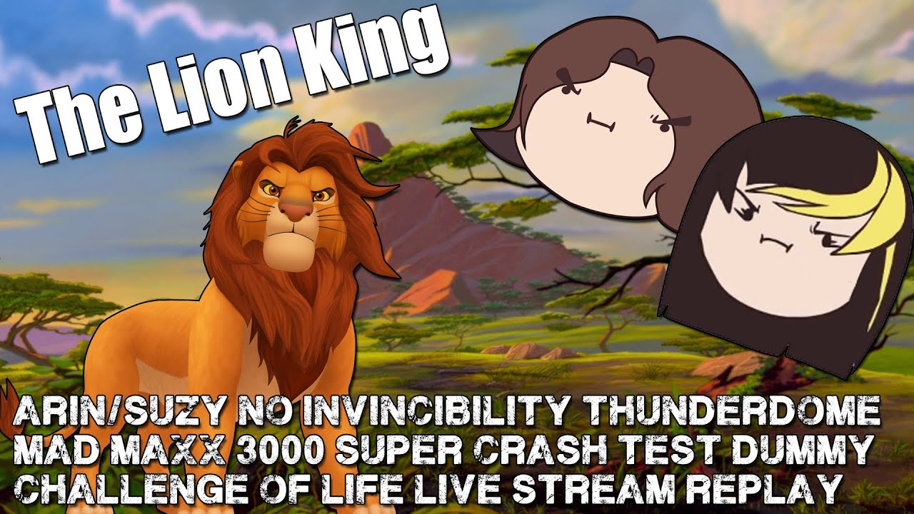 The Egoraptor/Mort3mer Lion King Challenge - Live Stream Replay