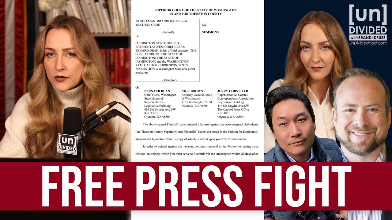 Brandi Kruse: I'm suing the State of Washington over press freedom