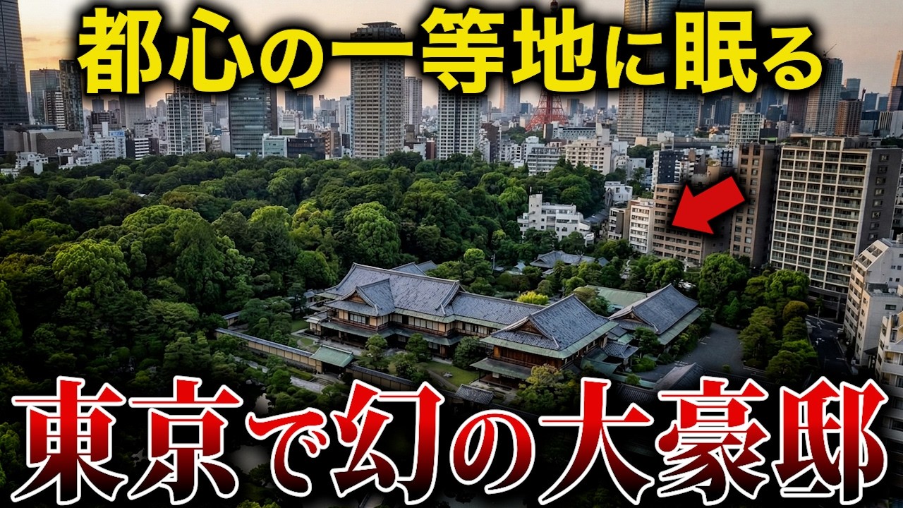 【衝撃】都心の一等地に眠る幻の大豪邸がヤバすぎる&hellip;