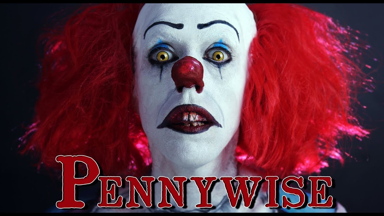PENNYWISE - Stephen King's IT Clown Tim Curry Makeup Tutorial