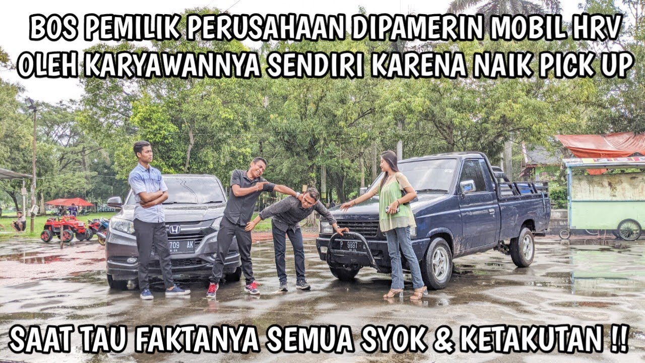 BOS PEMILIK PERUSAHAAN DIPAMERIN MOBIL HRV OLEH KARYAWANNYA SENDIRI KARENA NAIK PICK UP, SAAT TAU...
