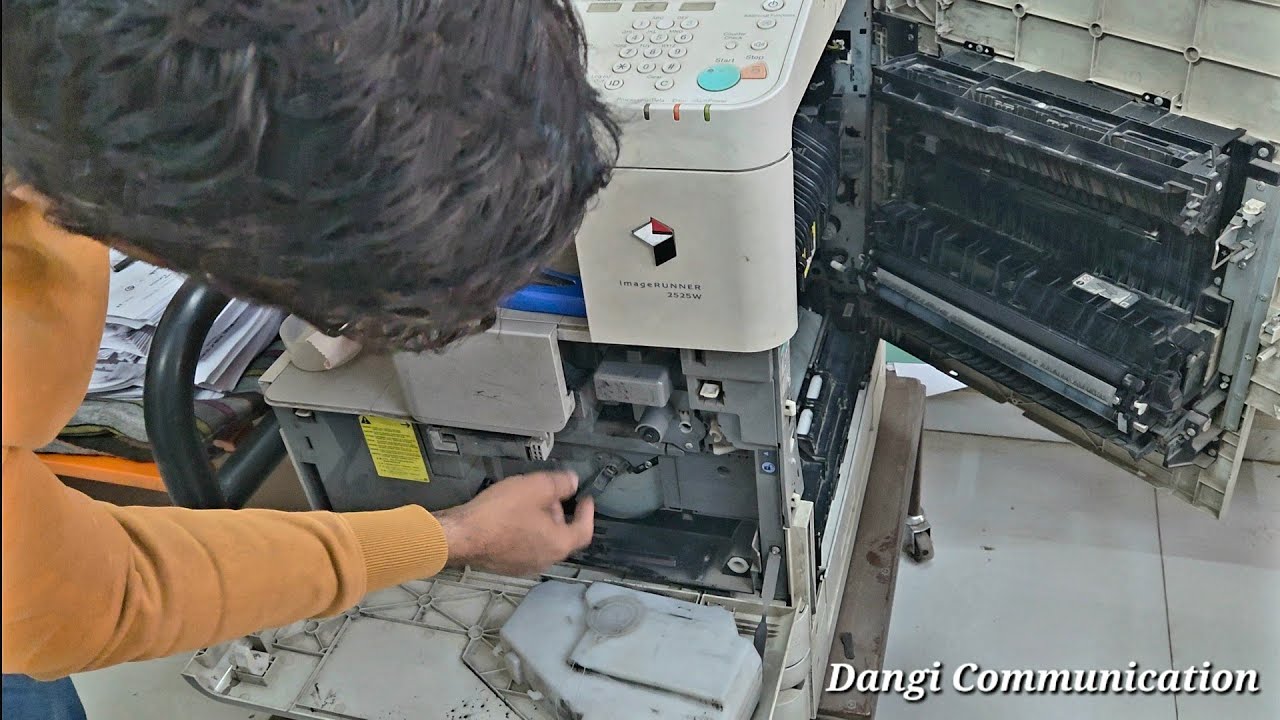 How to Change Drum & Balde in Canon ir 2525 - Blur Print Problem Solve