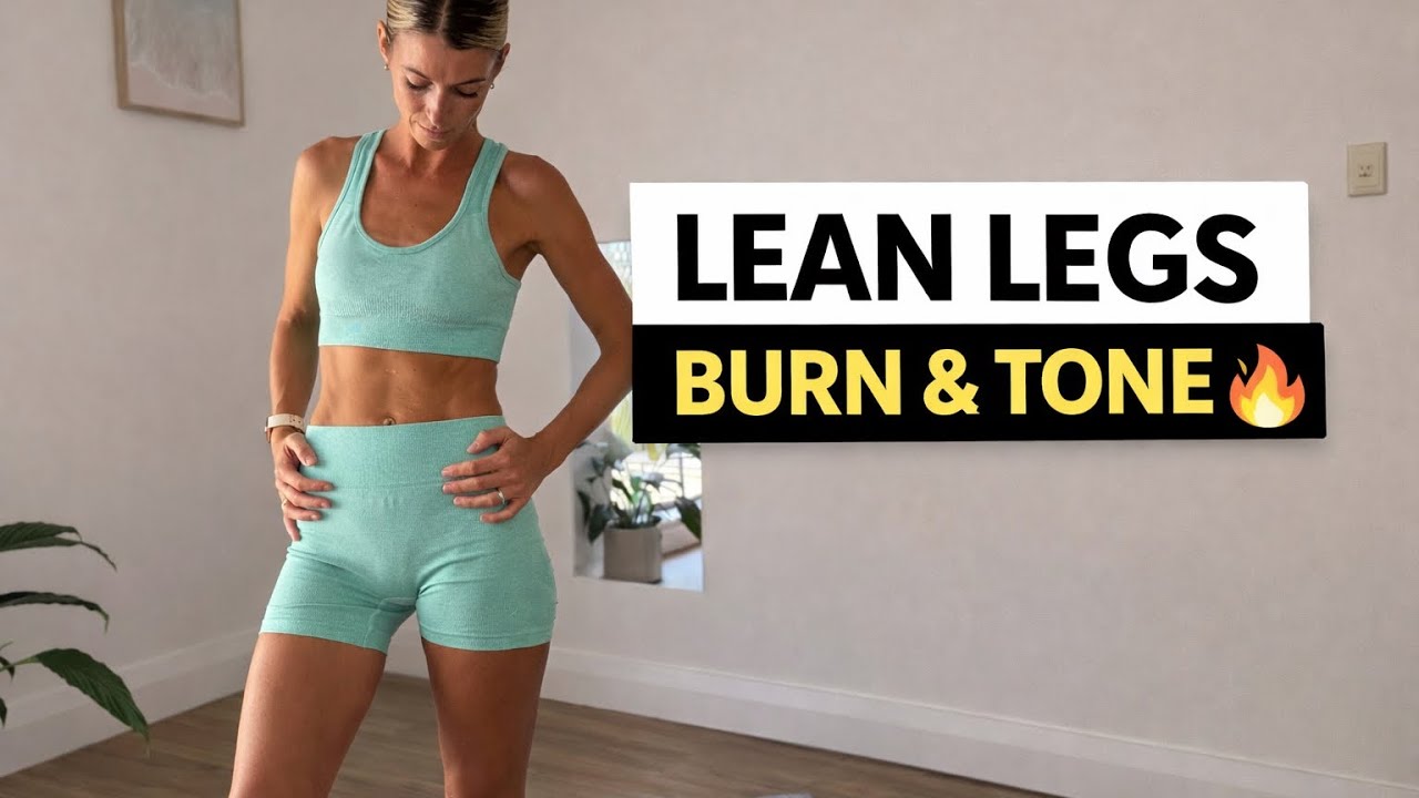 10 MIN SLIM LEGS WORKOUT 🔥 Burn & Tone Inner + Outer Thighs | Pilates