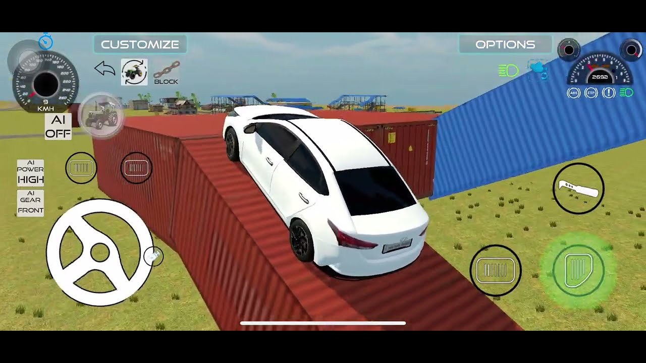 White car 🚘 stunt