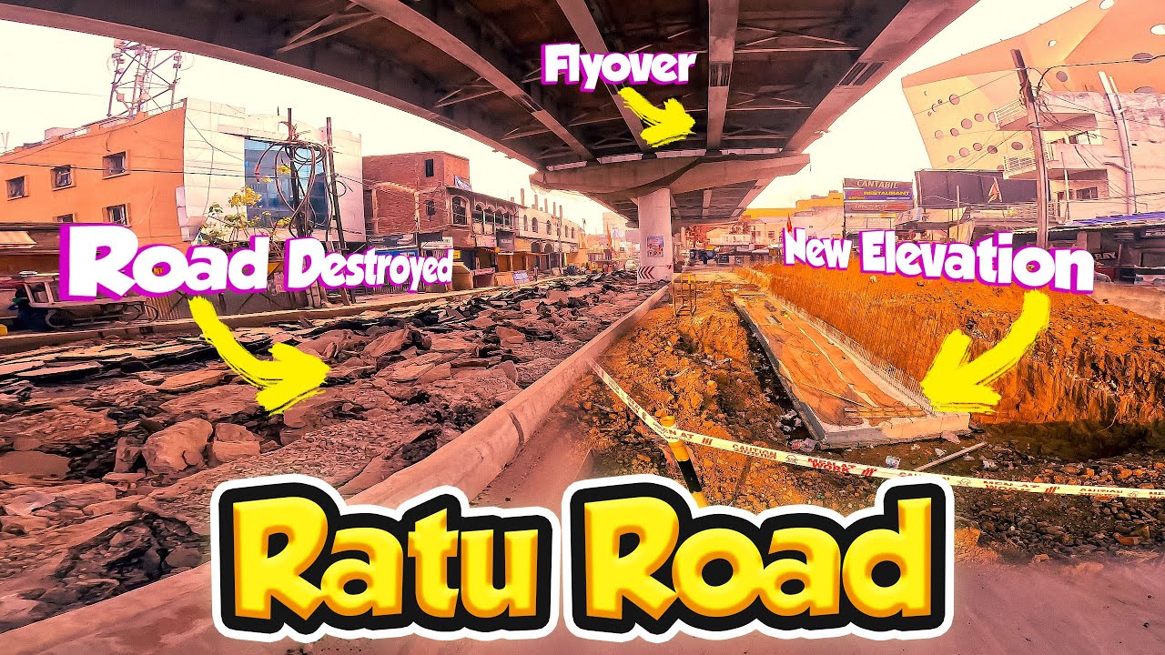 New Latest Work Progress of Ratu Road to Piska More Flyover Construction