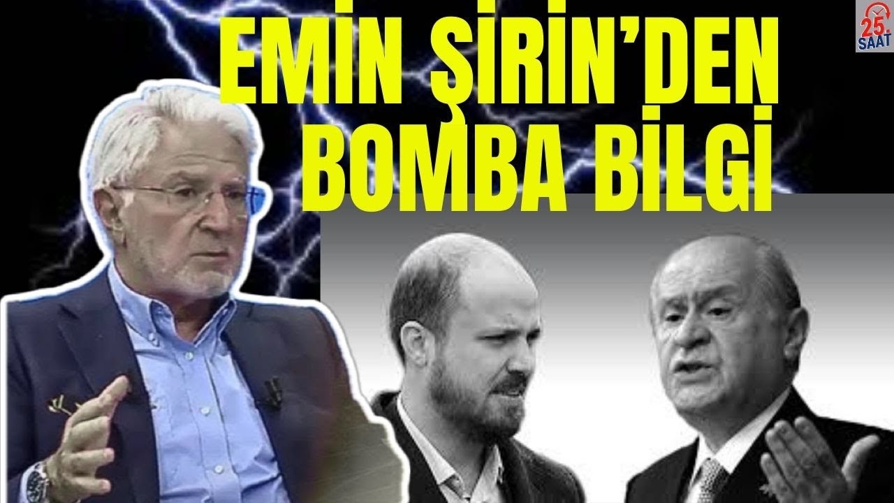 EMİN ŞİRİN'DEN ŞOK BİLAL ERDOĞAN-BAHÇELİ BİLGİSİ TAYYİP ERDOĞAN NE DİYOR #anayasa #cumhurbaşkanlığı