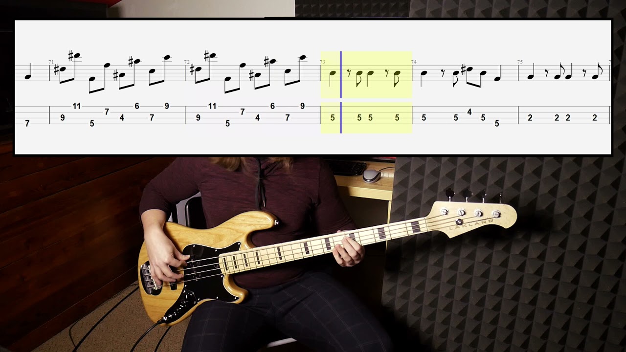 Blondie - Atomic (bass cover by Harry)