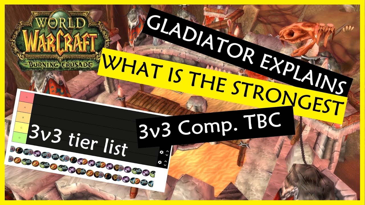 [TBC] GLADIATOR EXPLAINS 3v3 COMP. TIER LIST