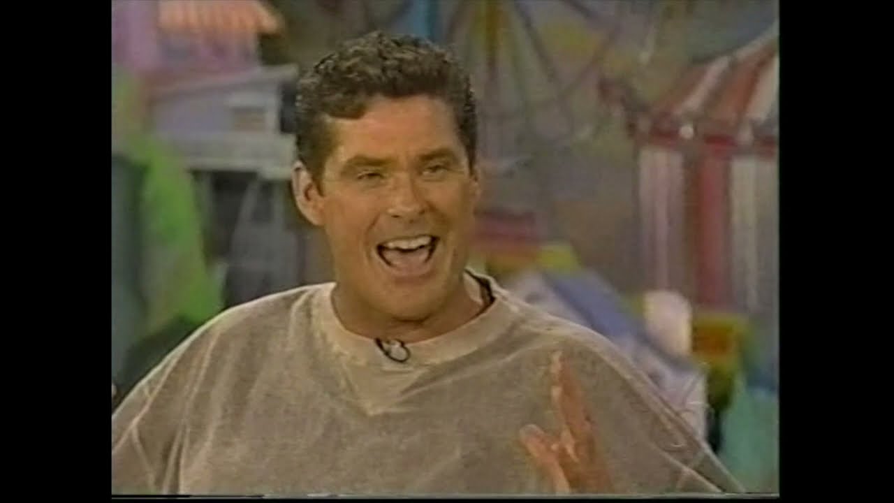 David Hasselhoff and KITT ON The ROSIE O'DONNEL Show * Universal Studios / Knight Rider / Baywatch *