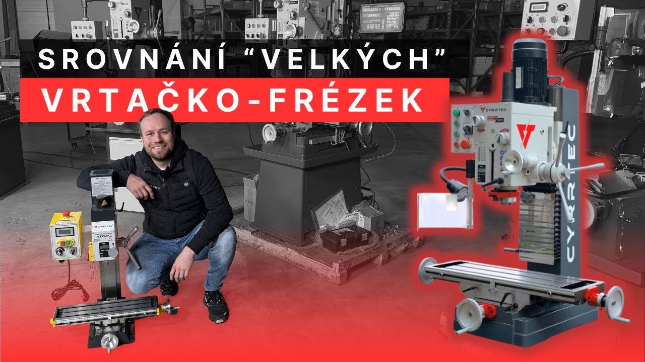 Co umí vrtačko-frézka za 75 tisíc?! | Srovnání 