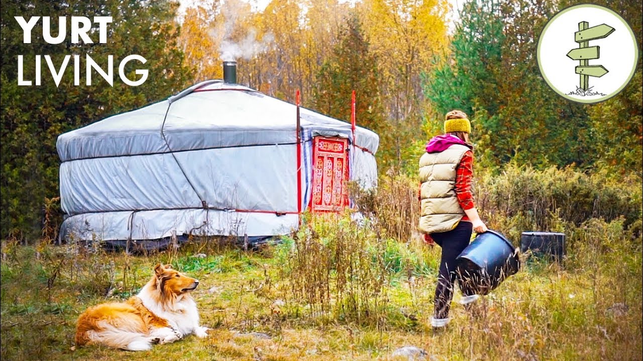 Woman Living Fully Off-Grid for 2 Years in a Tiny Yurt
