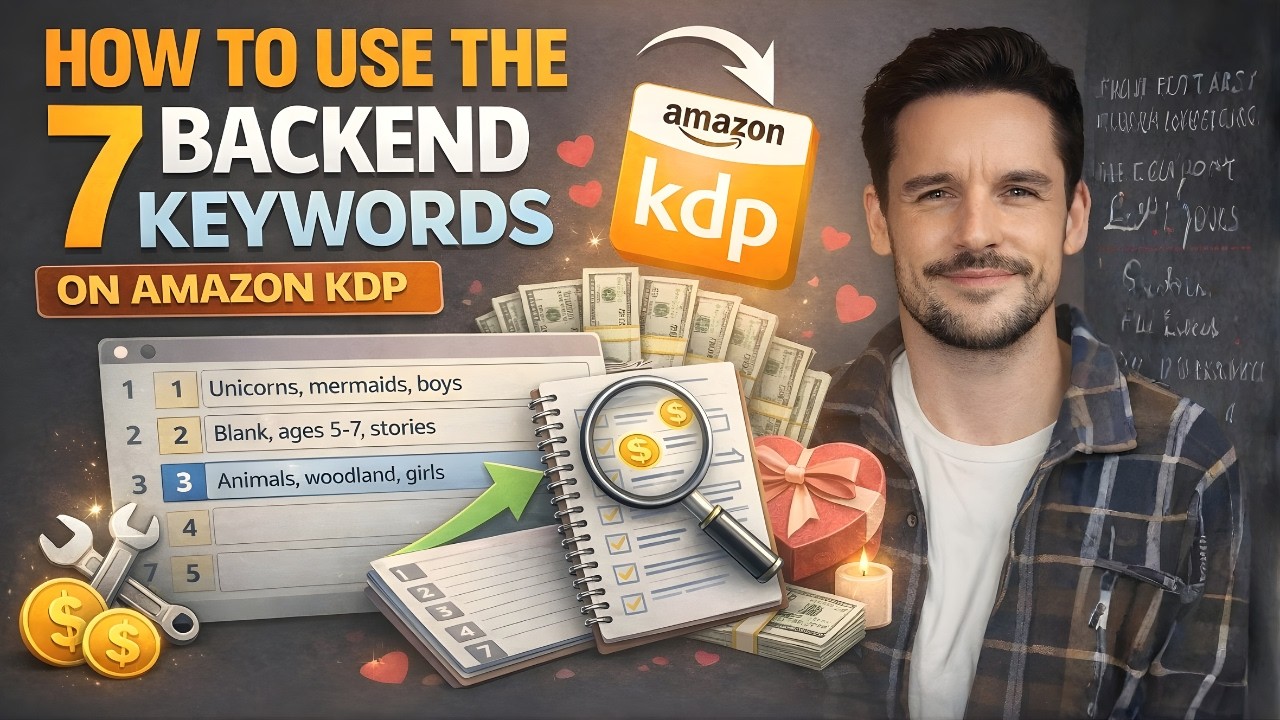 Как использовать 7 ключевых слов в бэкэнде на Amazon KDP