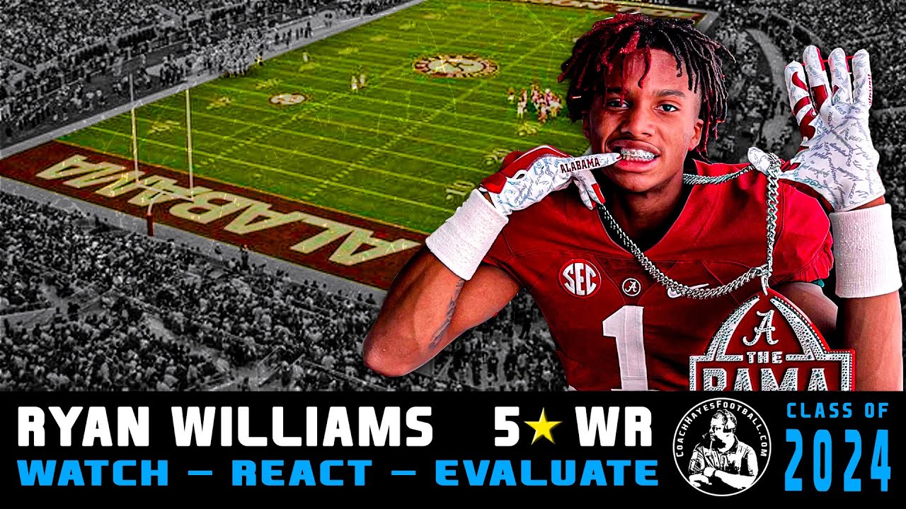 5⭐ WR: Ryan Williams | Highlight Review | #WRE24 Alabama Commit #RollTide