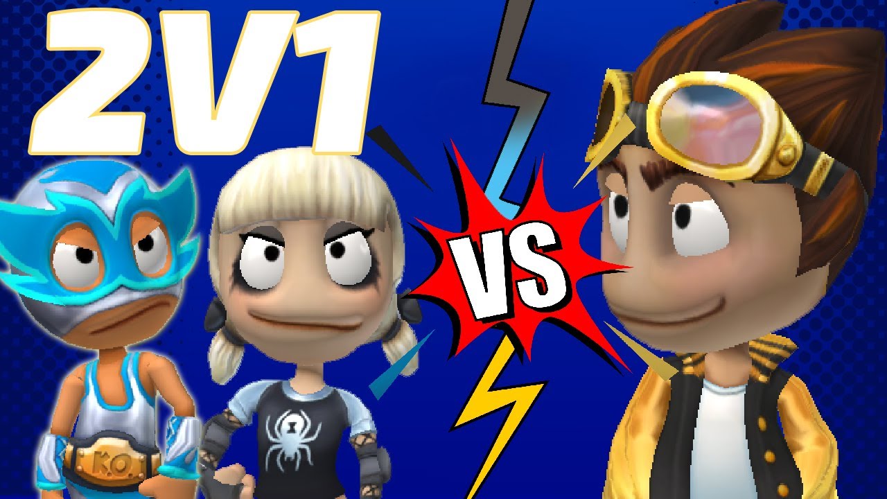 Roxie Roller Ft. El Zipo Vs Rez | 2 Vs 1 | Beach Buggy Racing 2 Island Adventure