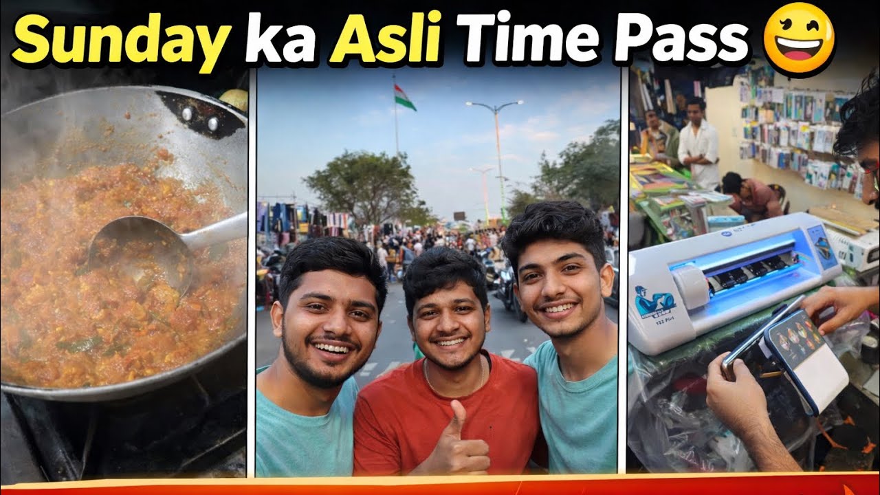 Time Pass Nai Ho Raha Tha 😅 | Bilaspur Gol Bazar Sunday Vlog