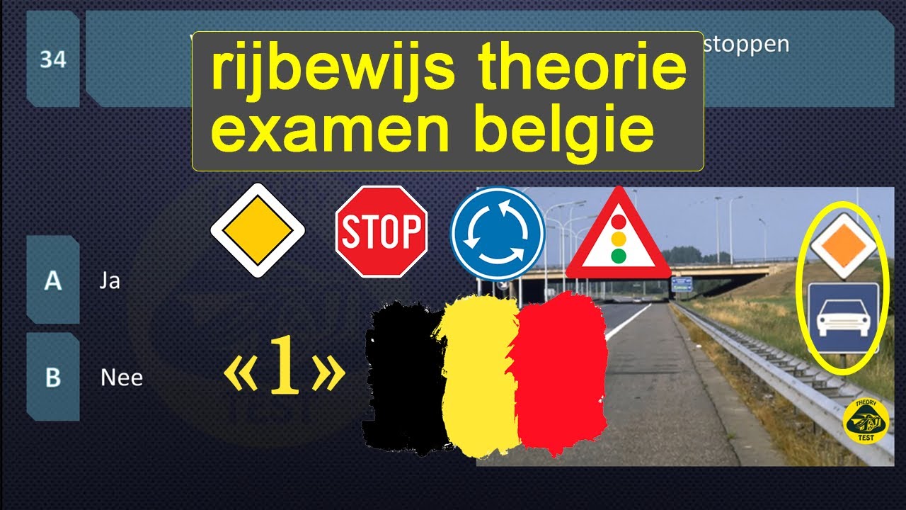rijbewijs theorie examen belgie 2026 - Theorie-examen voor rijbewijs B