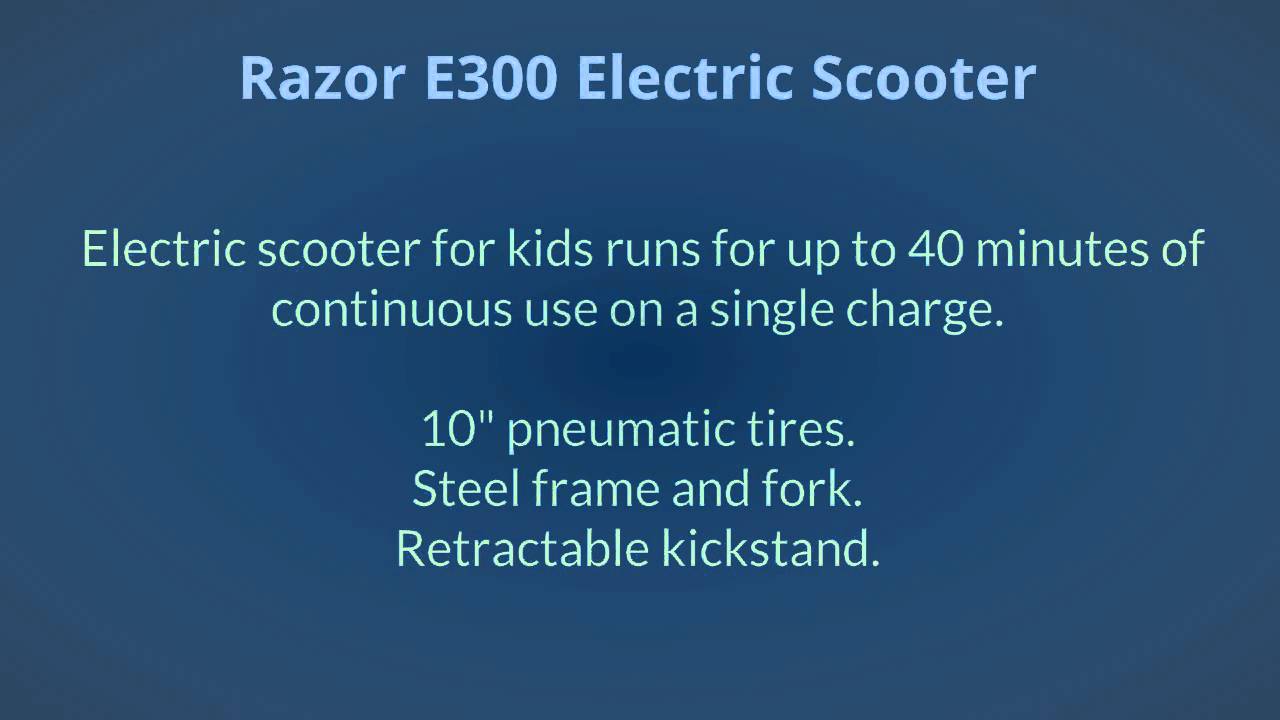 Razor Electric Scooters At Walmart Razor E300 Electric Scooter