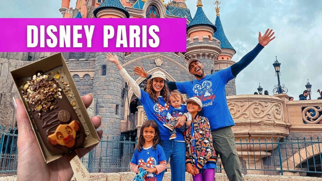 FAMILINHA NA DISNEY PARIS PELA 1a VEZ! QUE SONHO! #disneylandparis #viagememfamilia | Naiumi Goldoni
