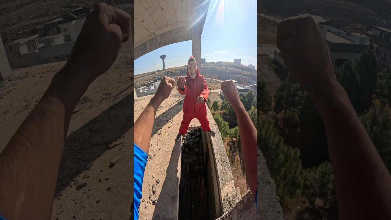 money heist roof top parkour free running