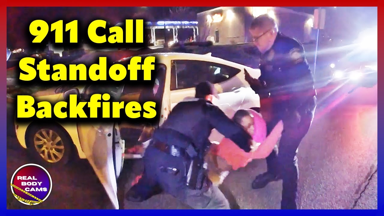 Resisting Gone Wrong: Kids Cry as She Calls 911 - Mom’s Traffic Stop Escalates!