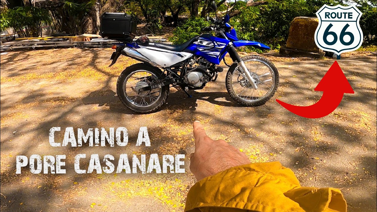 Salimos a RODAR en MOTO (YOPAL a PORE)//Yamaha xtz//