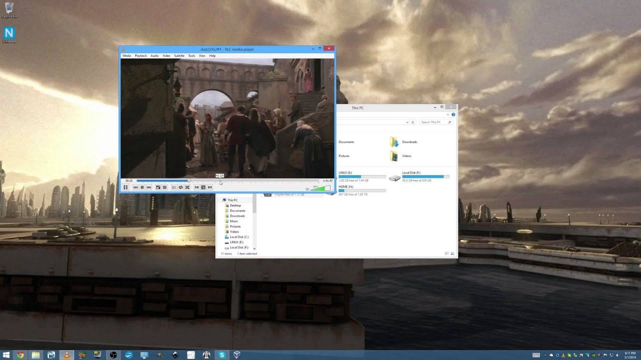 Копировать DVD с помощью VLC