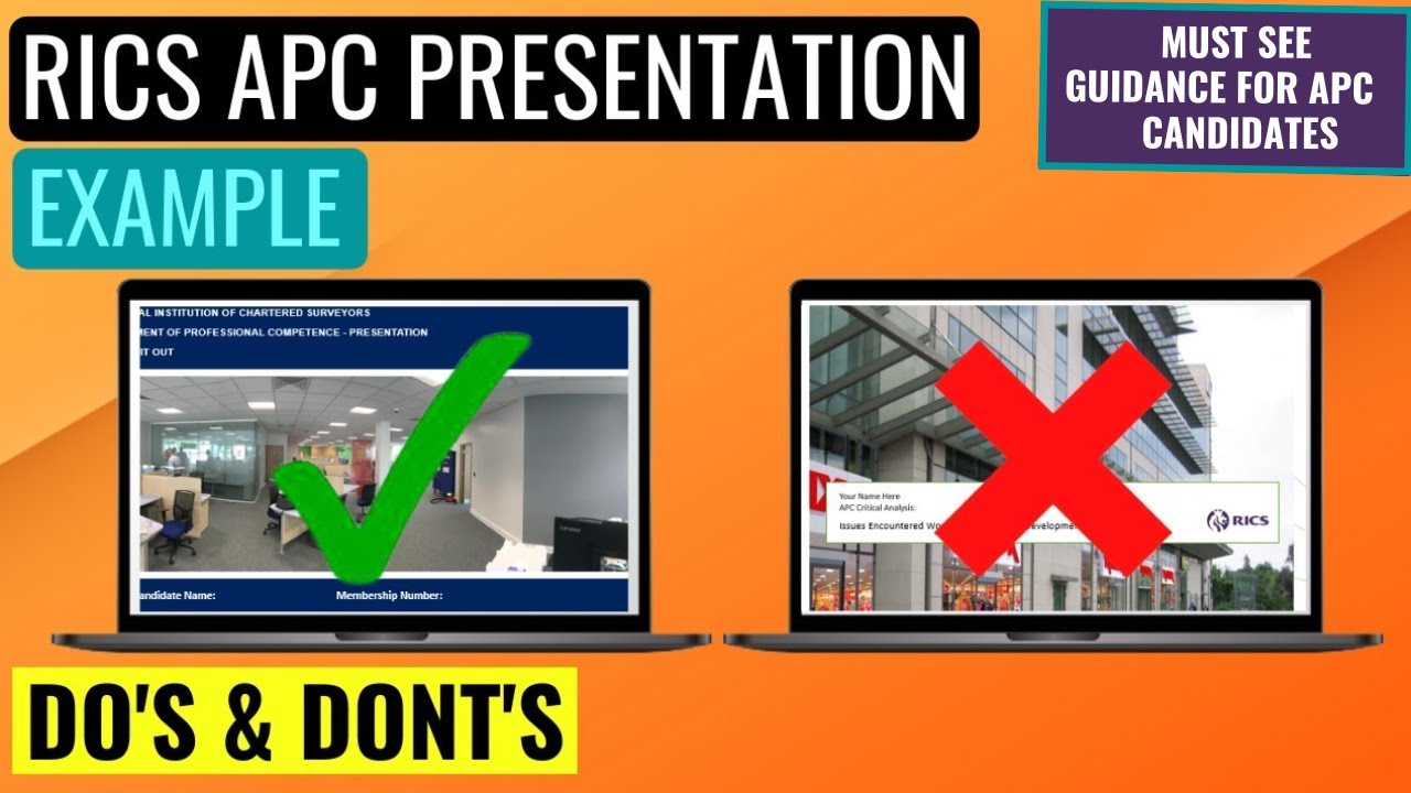 ПРИМЕР ПРЕЗЕНТАЦИИ RICS APC - КАК ПРЕДСТАВИТЬ ВАШ ОПЫТ ВО ВРЕМЯ ИТОГОВОГО ОЦЕНОЧНОГО СОБЕСЕДОВАНИЯ