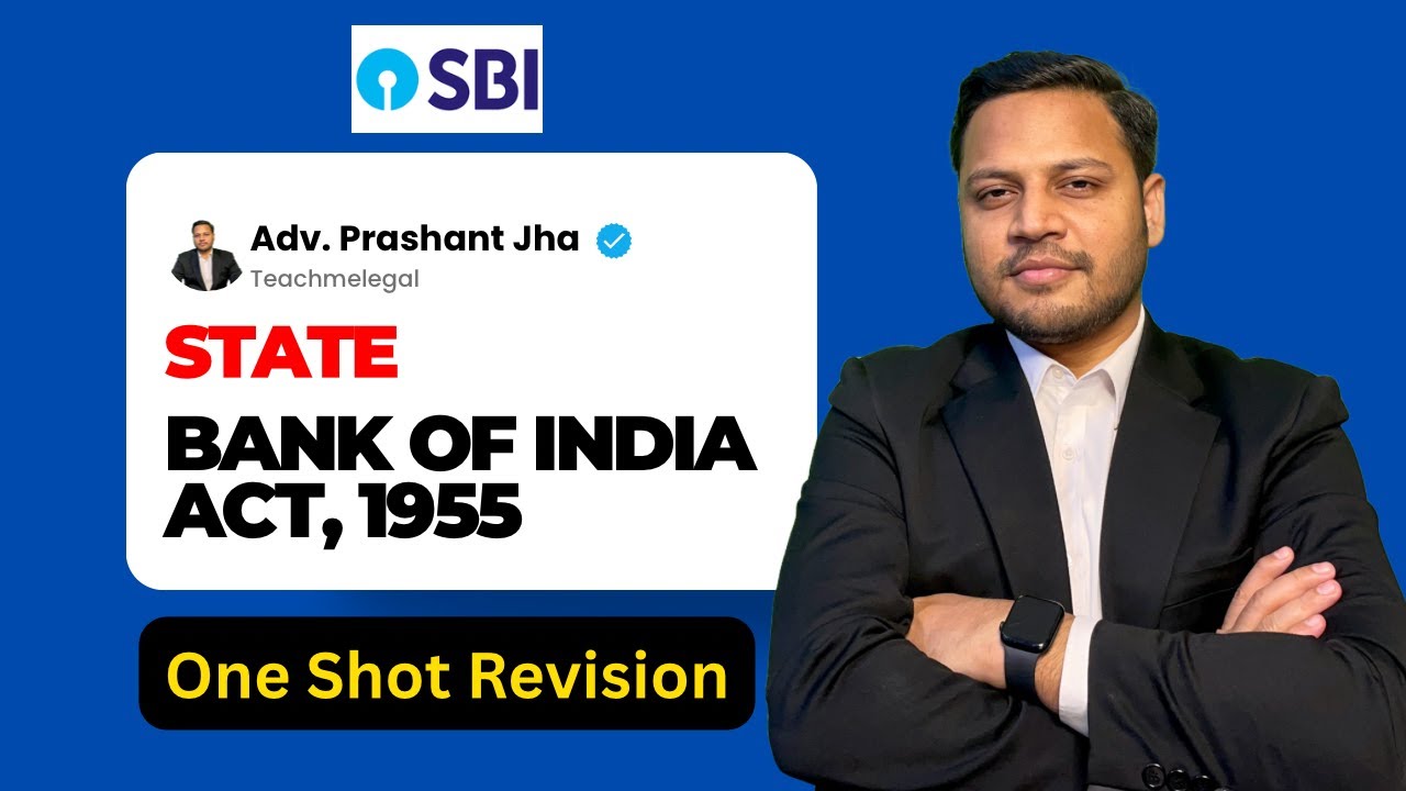 State Bank of India Act, 1955 | 0ne Shot Revision | SBI Act 1955
