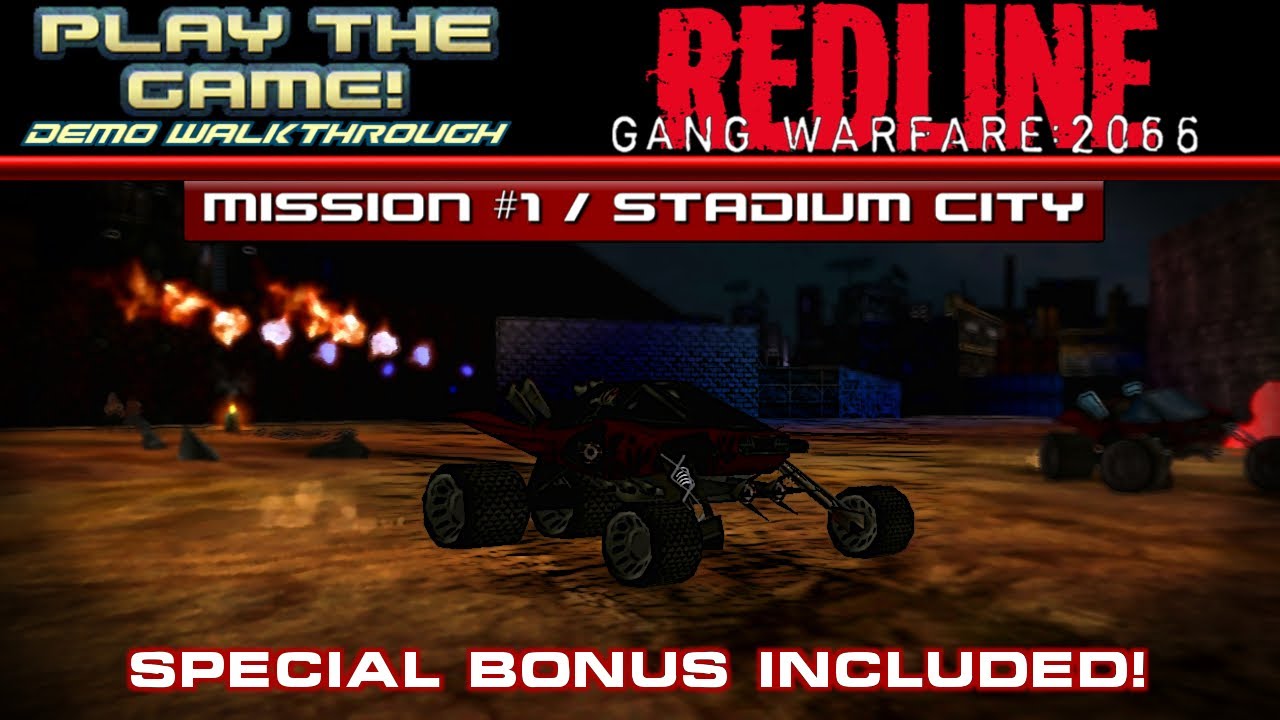 Play the GAME! | REDLINE Gang Warfare 2066 Demo [PC] | [1/2] | Stadium City