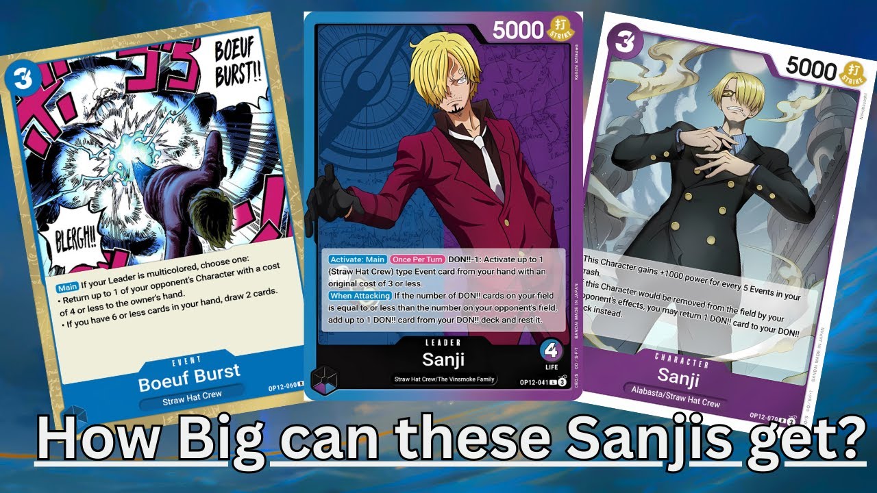 UP Sanji Top 100 Ranked Gameplay + deck breakdown.