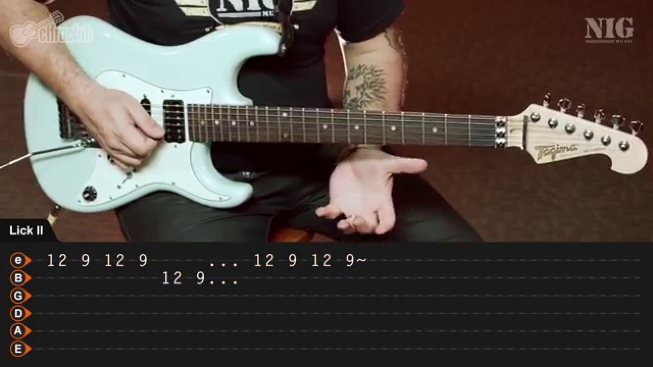 By NIG | Escala Pentatônica - Téo Dornellas (aula de guitarra)