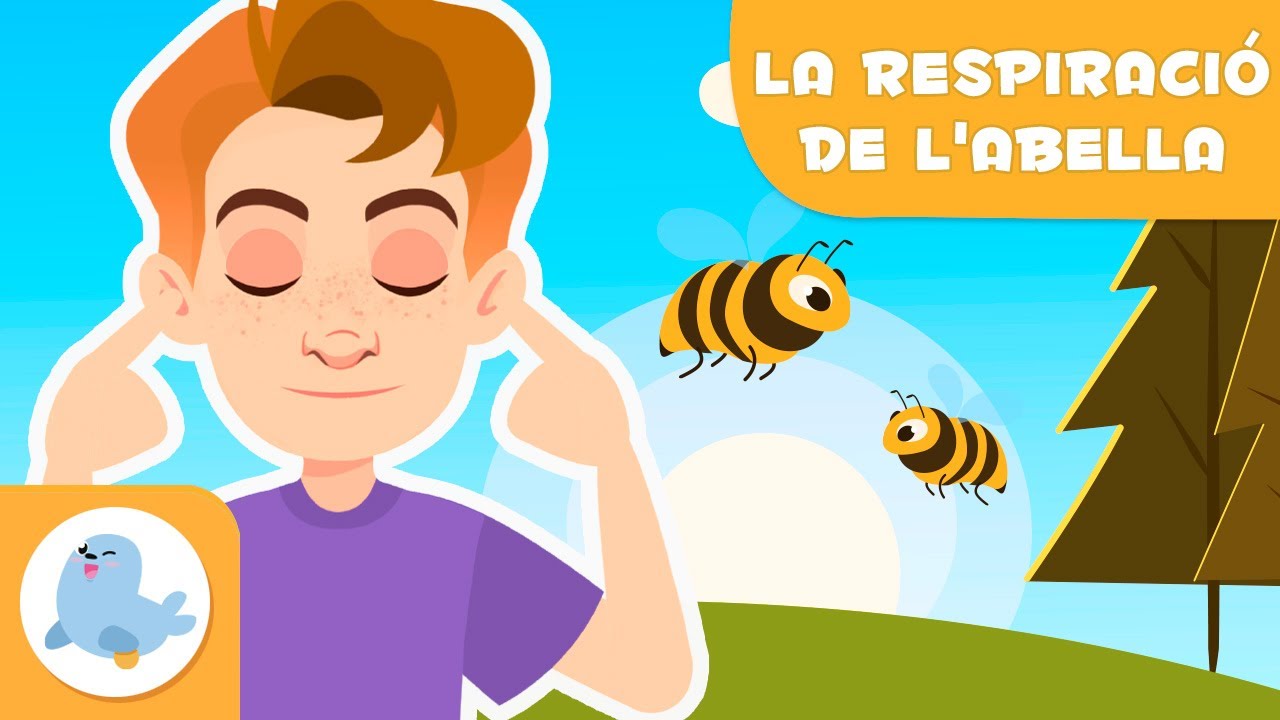 MINDFULNESS PER A NENS 🧘‍♀️​ La respiració de l'abella 🐝​ Tècniques d'atenció plena