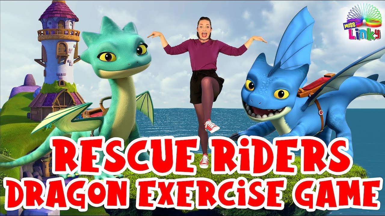 Dragon Exercise for Kids |  Learn About Mythical Creatures | Indoor Workout for Children