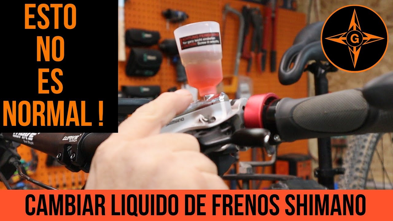 CAMBIAR MUY FACIL EL LIQUIDO DE FRENOS HIDRAULICOS DE SHIMANO MANTENIMIENTO / GINESSOT