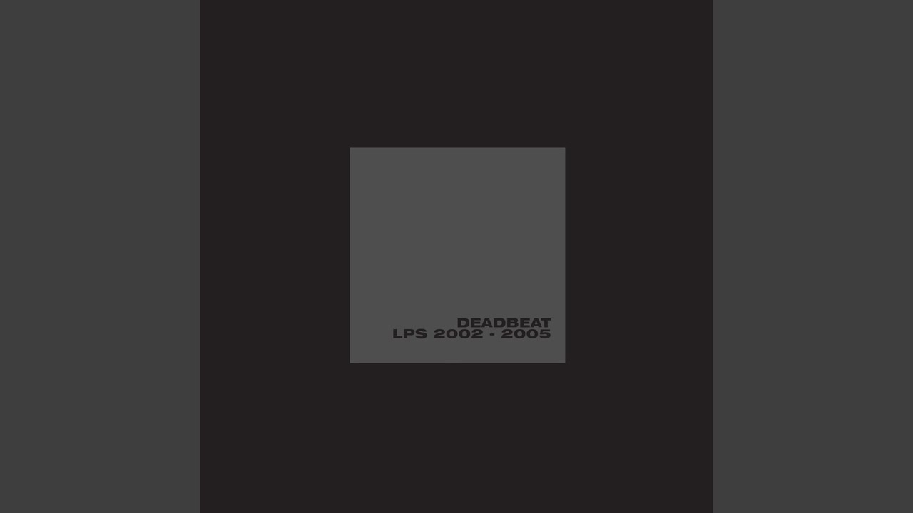 Disc 1: A Dub for Akufen