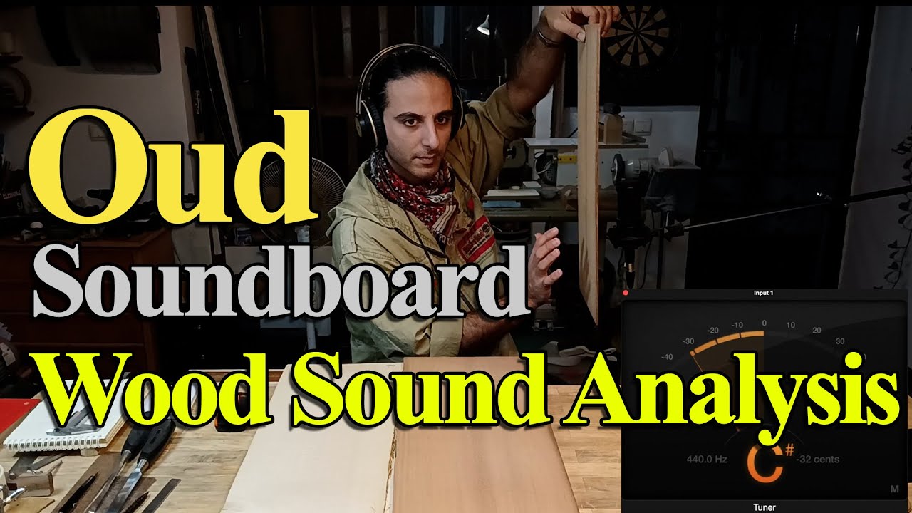 Oud Soundboard Making Part 1: Wood sound Analysis (Tap Tuning)