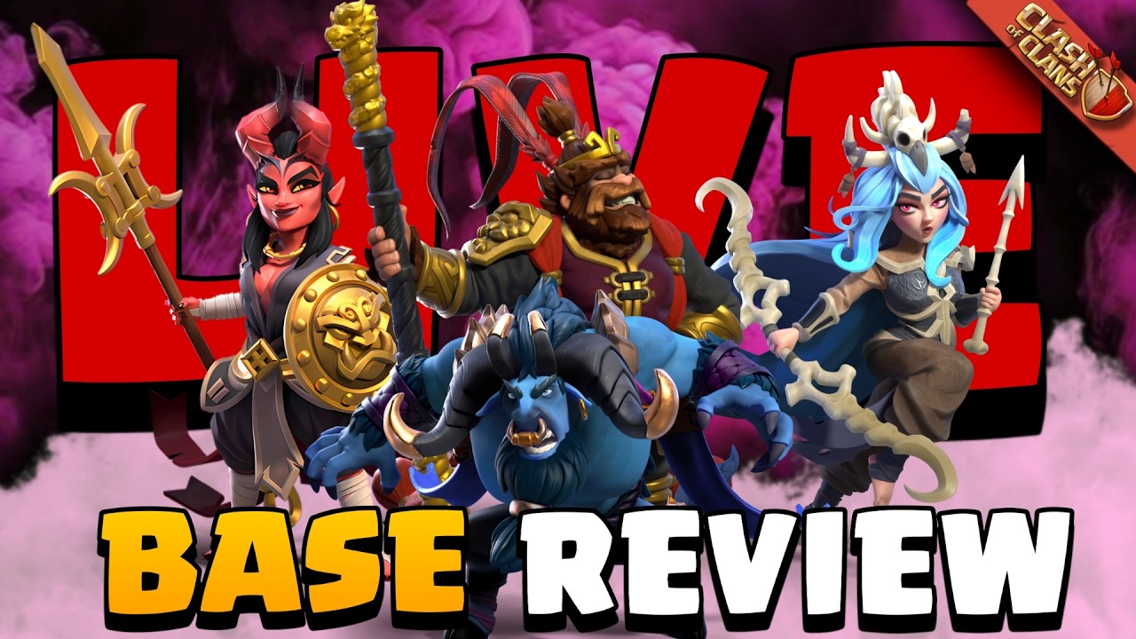Base Visit and Farming | Clash of Clans Live