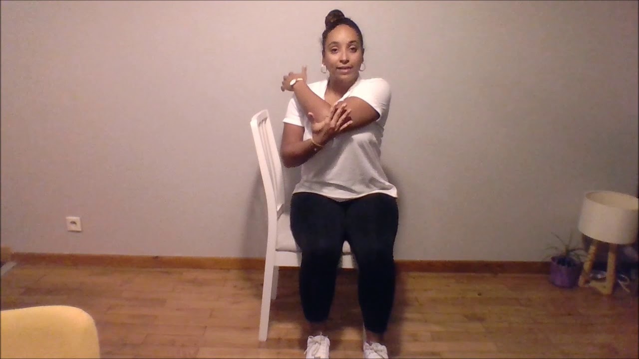6.4 SMS Etirements sur chaise avec Laura