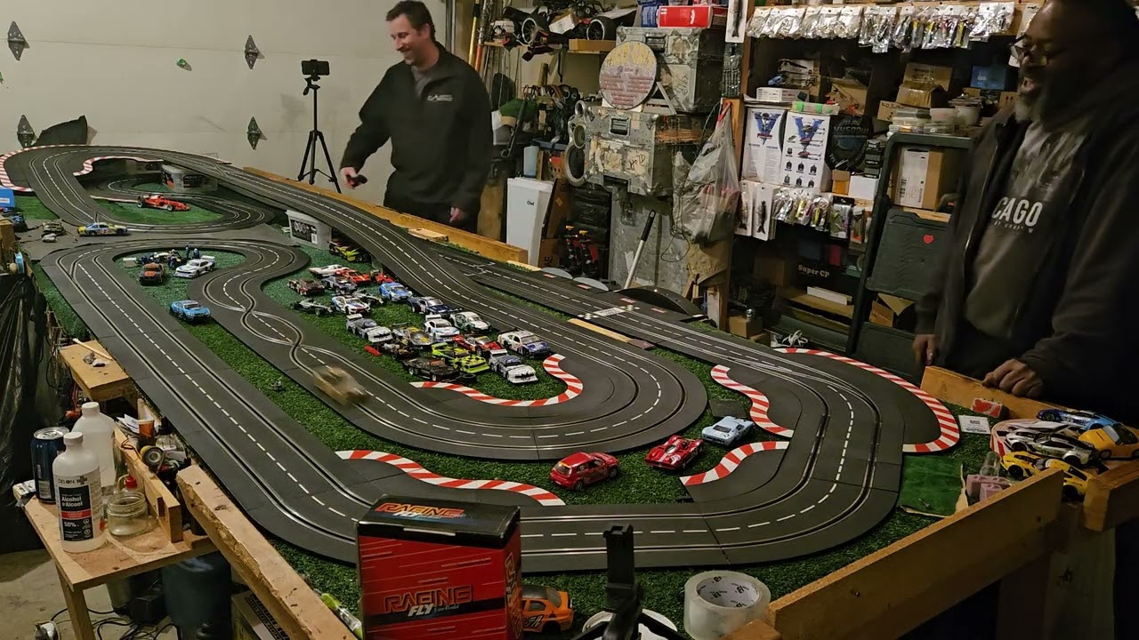 Quick race 1/32 Carrera Slot Cars. 