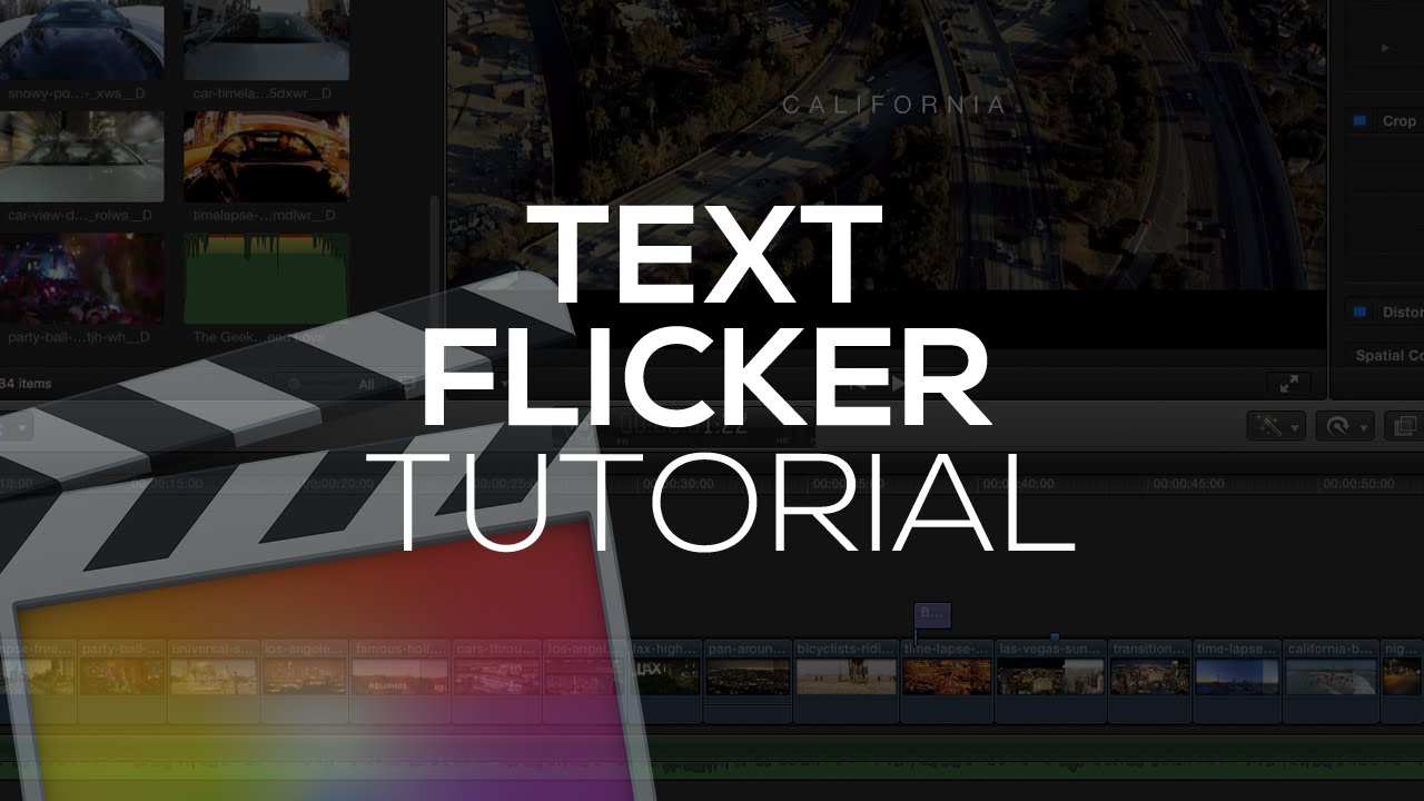 Text Flicker Tutorial - Final Cut Pro X